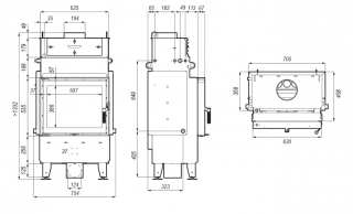 Defro Navi SM  wymiary